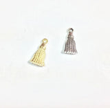 20pcs Mini Tassel Zinc alloy Women Charms DIY Jewelry 2 Colors