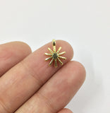 20pcs 10mm Flower Zinc Alloy DIY Jewelry 2 Colors