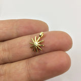 20pcs 10mm Flower Zinc Alloy DIY Jewelry 2 Colors