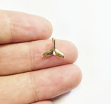 20pcs Mini Mermaid Tail Zinc Alloy Jewelry DIY in 2 colors