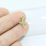 20pcs DIY Star Rectangle Coin Necklace, Earring Bracelet Jewelry 2 Colors