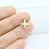 20pcs DIY Star Rectangle Coin Necklace, Earring Bracelet Jewelry 2 Colors