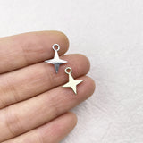 20pcs DIY Star Rectangle Coin Necklace, Earring Bracelet Jewelry 2 Colors