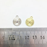 20pcs 12mm Star Coin Charms for Jewelry DIY