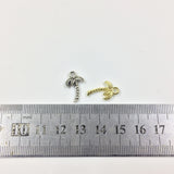 20pcs Palm Tree Zinc Alloy Jewelry DIY 2 Colors