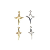 20pcs Star Zinc Alloy Charms Pendant DIY Jewelry 2 Sizes 2 Colors