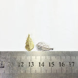 20pcs Leaf/Feather Zinc Alloy Necklaces 2 Colors DIY