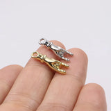 20pcs 20*5mm 3D Hand Zinc Alloy DIY Charms for Jewelry Making