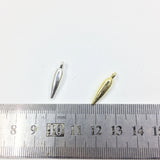 20pcs 5*16mm Tear Shape Pepper Charms Pendant 2 Colors