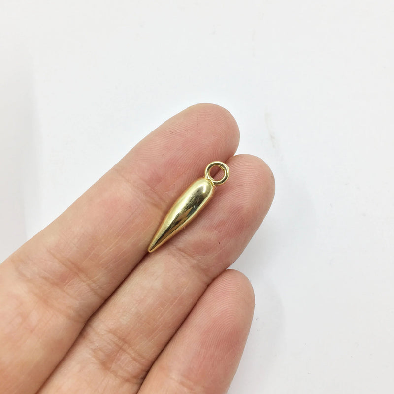 20pcs 5*16mm Tear Shape Pepper Charms Pendant 2 Colors