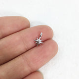 20pcs Mini Star Zinc Alloy DIY Charms Pendant Necklace Earring Bracelet 2 Colors