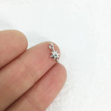 20pcs Mini Star Zinc Alloy DIY Charms Pendant Necklace Earring Bracelet 2 Colors
