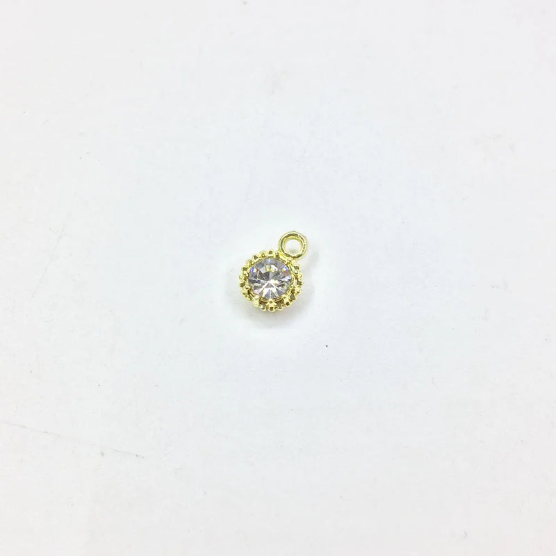 20pcs Mini Drop Rhinestone Coin Alloy Jewelry Set