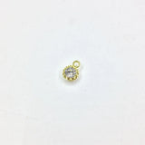 20pcs Mini Drop Rhinestone Coin Alloy Jewelry Set