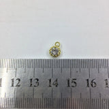 20pcs Mini Drop Rhinestone Coin Alloy Jewelry Set