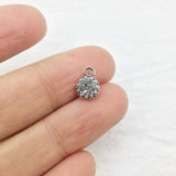 20pcs Mini Drop Rhinestone Coin Alloy Jewelry Set
