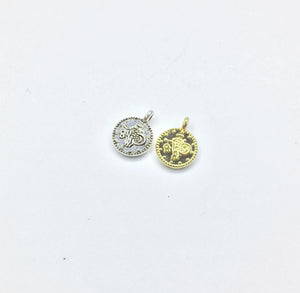 20pcs Mini Coin Charms Pendant DIY Jewelry Necklace Bracelet Earring