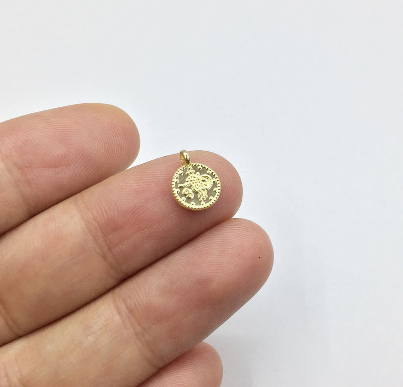 20pcs Mini Coin Charms Pendant DIY Jewelry Necklace Bracelet Earring