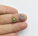 20pcs Mini Coin Charms Pendant DIY Jewelry Necklace Bracelet Earring