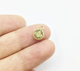 30pcs 7mm Coin Charms Zinc Alloy Jewelry DIY