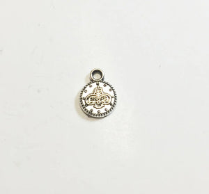 30pcs 7mm Coin Charms Zinc Alloy Jewelry DIY