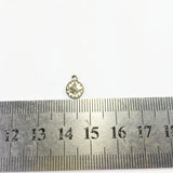 30pcs 7mm Coin Charms Zinc Alloy Jewelry DIY