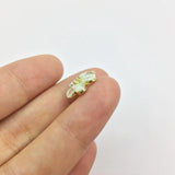 6pcs 13mm Flower Rectangle Coin necklace DIY 2 colors