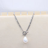6pcs High Cream Irregular Pearl Beads Women's Charms Pendant