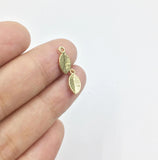 20pcs Mini Leaf Zinc Alloy Charms for Women Jewelry DIY