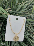 Minimalist Figure Head Necklace for Women Lady Party Wedding