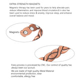 Classy Hug And Kisses Magnetic Pure Copper Bangle For Ladies