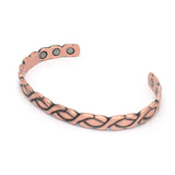 Classy Hug And Kisses Magnetic Pure Copper Bangle For Ladies