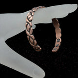 Classy Hug And Kisses Magnetic Pure Copper Bangle For Ladies