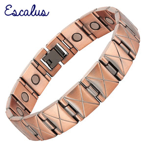 Men's Cross Square Bracelet Magnetic Chain Bangle