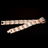 Copper Plated Magnetic Bio Men Bracelet 16pcs Magnets Healing Link Chain Bangle