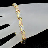 Women's Magnetic Link Chain Bracelet Charm Wristband