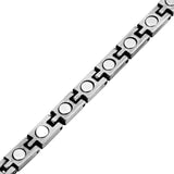 Antique Silver Bio Magnet Wristband Bracelet Charm