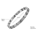 Antique Silver Bio Magnet Wristband Bracelet Charm
