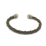 Antique Bronze Magnetic Copper Bangle Unisex