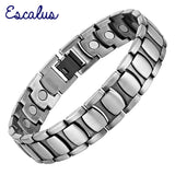 Antique Silver Magnetic Men's Bracelet Charm Jewelry Gift