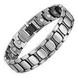 Antique Silver Magnetic Men's Bracelet Charm Jewelry Gift