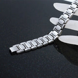 Antique Silver Magnetic Men's Bracelet Charm Jewelry Gift