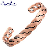 Antique Copper Magnetic Bangles Bio Healing Bracelet