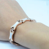 Magnetic Hematite Charm Bracelet for Women