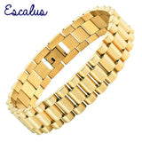 2pcs Stainless Steel Bracelet Bangle Wristband Charm Jewelry