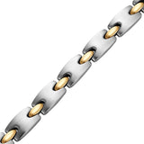 Magnetic Women Bio Bangle Silver Stainless Steel Bracelet
