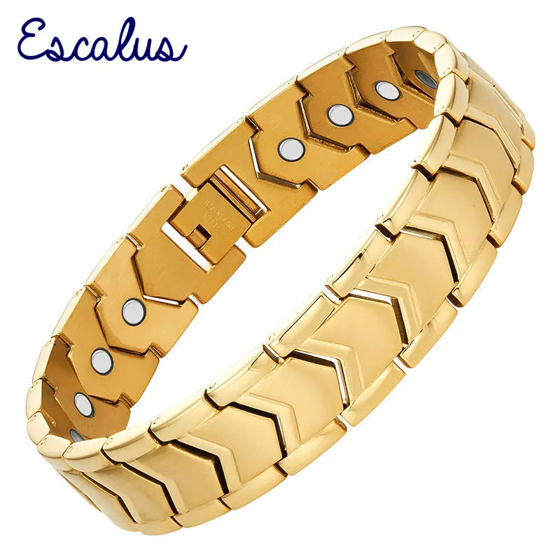 Men's Stainless Steel Magnet Bracelet Gift Jewelry Wristband