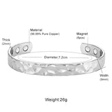 Magnetic Bracelet Retro Bio Health Healing Geometric Bracelet Charm