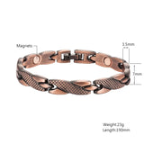 Snake Skin Magnetic Bracelet Bio Healing Copper Jewelry Gift
