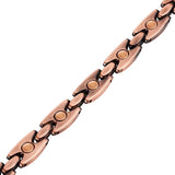 Unisex Antique Copper Bracelet Magnetic Jewelry Bangle Wristband